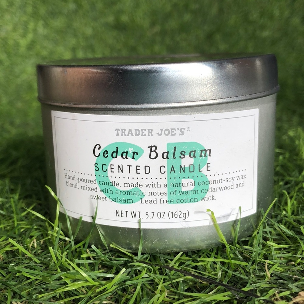 Trader Joe’s Cedar Balsam Candle LAST ONE!!! - Picture 2 of 3